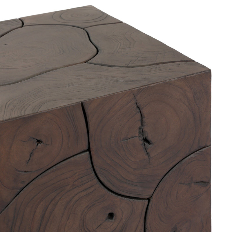 Outdoor Square Teak Side Table