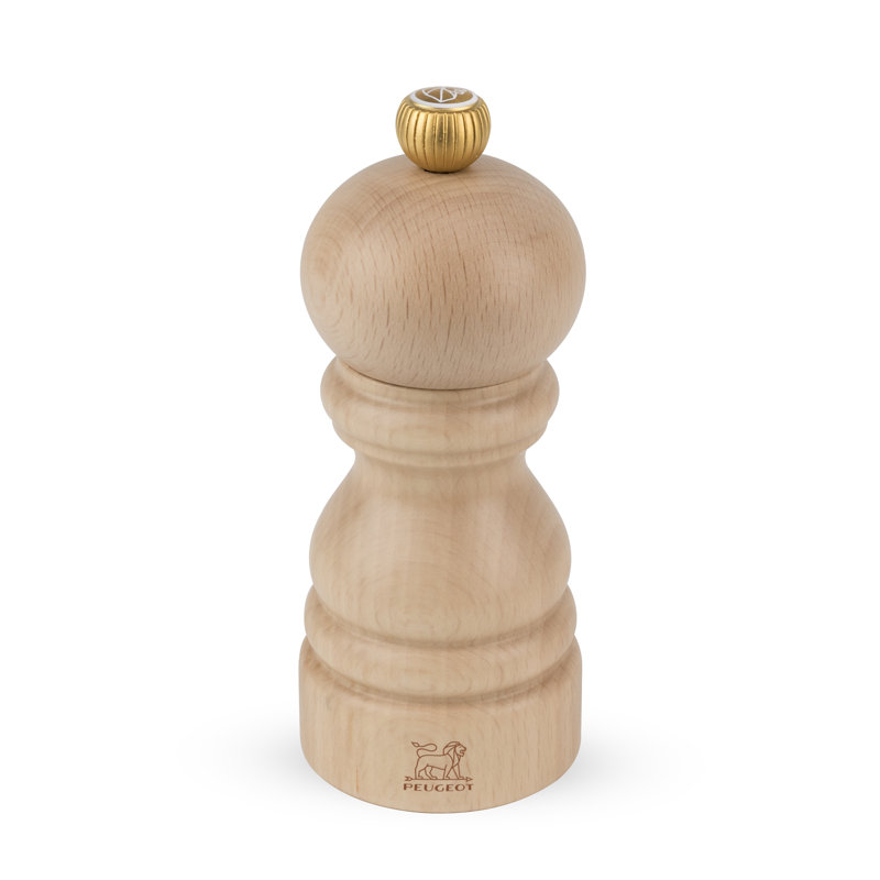 Peugeot Saveurs, Paris - Salt Mill, 12.7cm H x 5.9cm W x 5.9cm D, Natural