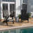 Indoor/Outdoor Modern Dual Slat Back Adirondack Style Chairs-88681447