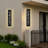 2 Pack 24In LED Outdoor Wall Lights Black Outside Garage Lights Porch Light, Modern 3000K Warm Lighting Exterior Wall Sconce Indoor Wall Mount Light Bathroom Lighting, Waterproof IP65-445450146-445450159