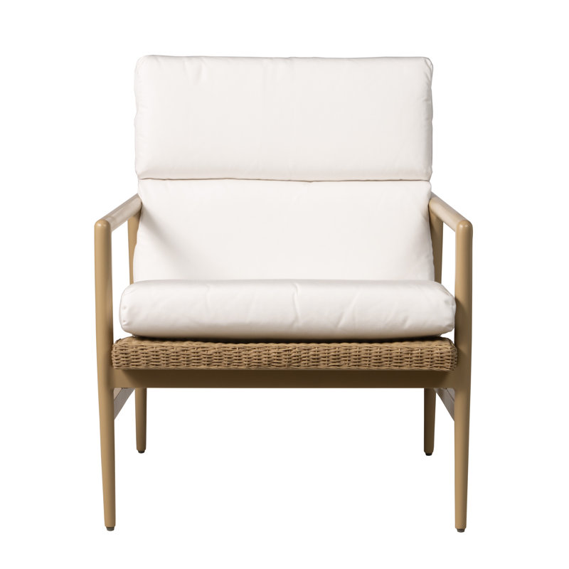Outdoor Dining Armchair, Hickory