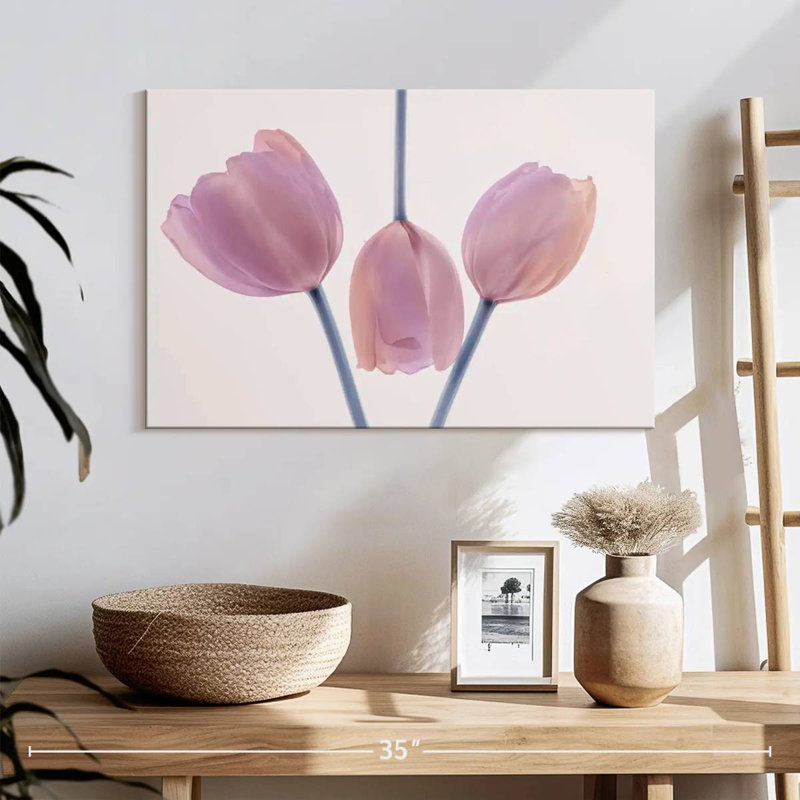 Trio de tulipes Harnek, H 34 po x l 51 po
