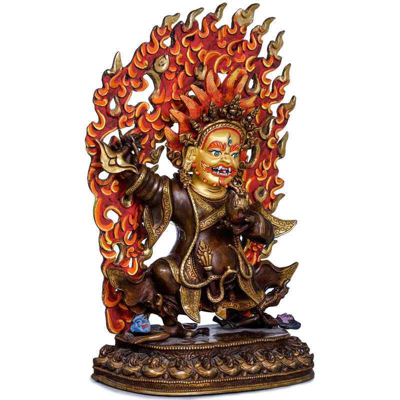 Mahakala bouddhiste tibétain à deux bras