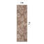 Tapis d'intérieur et d'extérieur à motif floral brun / beige Kamarni-59005470