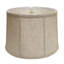 Abat-jour tambour en lin blanc-801917635-801917639