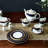 Noritake Odessa Cobalt Sugar & Creamer Set