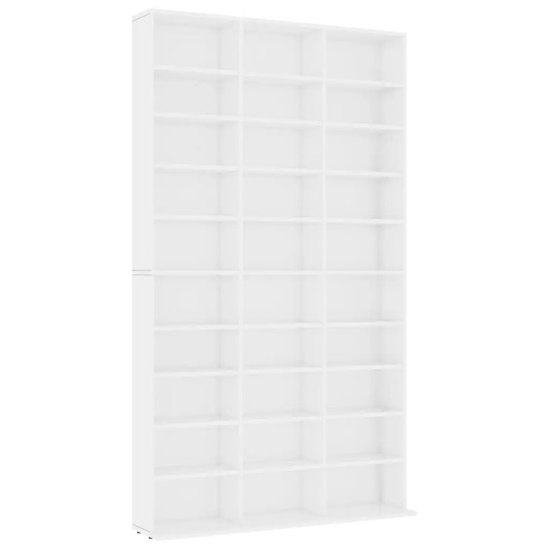 Cleanthes Bookcase, 177.5cm H x 102cm W x 16cm D, White