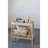 Rattan and Bamboo Console Table with Shelf-1133241681