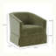 Chaise pivotante à jupe Elm Caper-1250945809