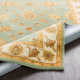 Southshore Handmade Wool Green/Light Beige/Brown Rug