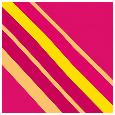 Diagonal Pink  Stripes Comforter