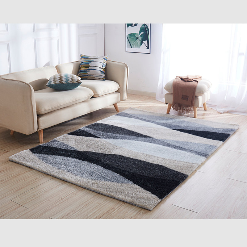 Neligh Hand Tufted Abstract Indoor Rug, Rectangle 2' x 3'