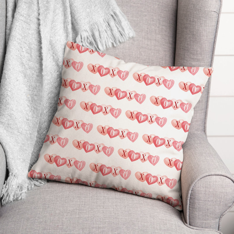 Abstract Throw Pillow, 18"  x 18"