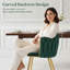 47.5cm H Velvet Upholstered Side Chair-1977859605