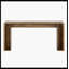 Console 70,9 po, table de vestibule en bois