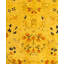Overdyed Hand-Knotted Wool Modern-Contemporary Yellow Runner 3' 2" x 9' 10"