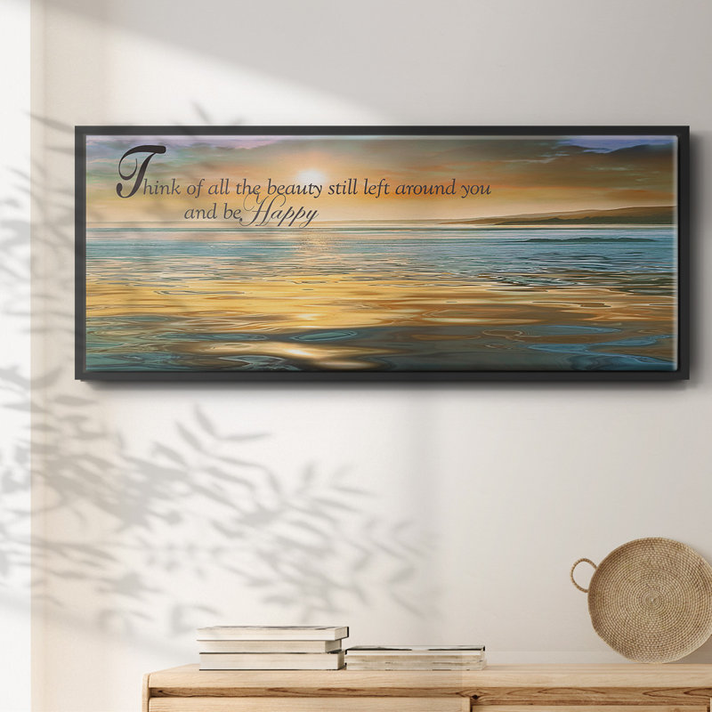 All The Beauty- Framed Canvas