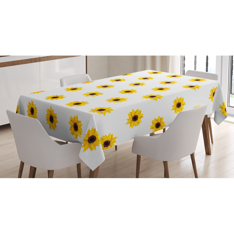 Sunflower Tablecloth, 90" L x 60" W