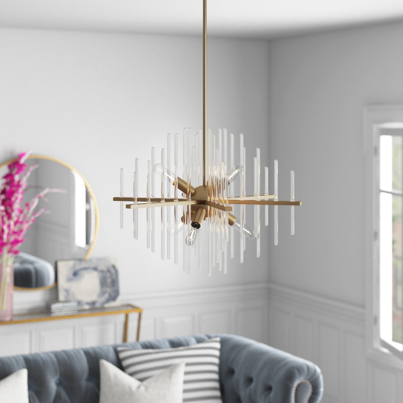 6 - Light Dimmable Sputnik Sphere Chandelier