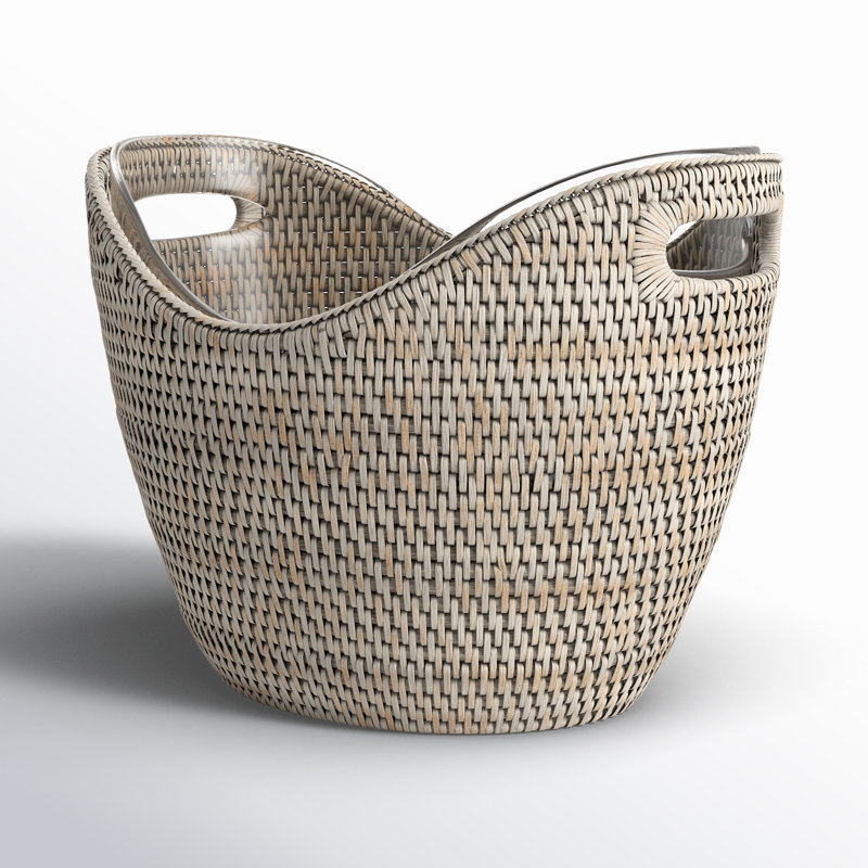 Mika Rattan Beverage Tub