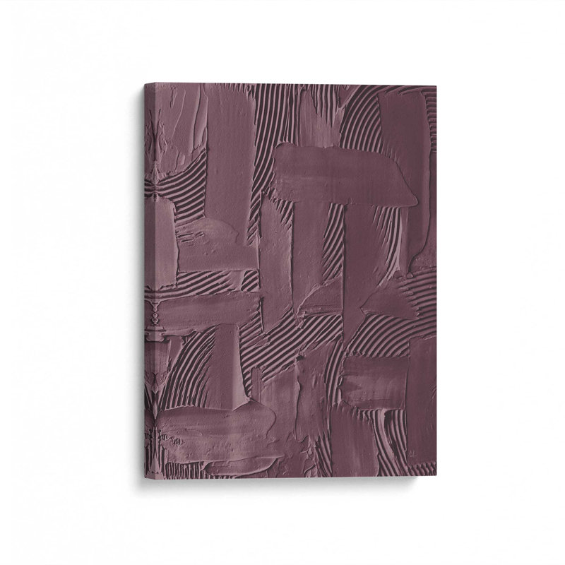 "Différents chemins prune" par Sarah Adams, reproduction d'art, 24 W x 32 H