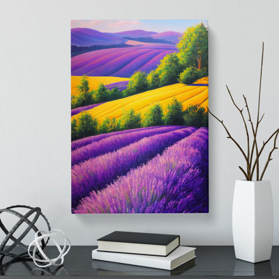 CAN-V0523-1317X Lavender Field Vol.2 - Wrapped Canvas Print