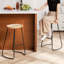 Ensemble de siège de selle en bois massif avec repose-pieds Alazia-412286915-412286918-412286969