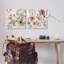«Elegant Garden Flowers & Butterflies», ensemble d'art mural sur toile 2 pièces, design par Nan-312408622