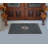 Monogram Large Weave Pattern Door Mat, 24"x39", Natural Rubber, Black, Outdoor Entryway Dirt-Scraper-706429265