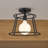 1 LT Ceiling Light in Matte Black-734925112