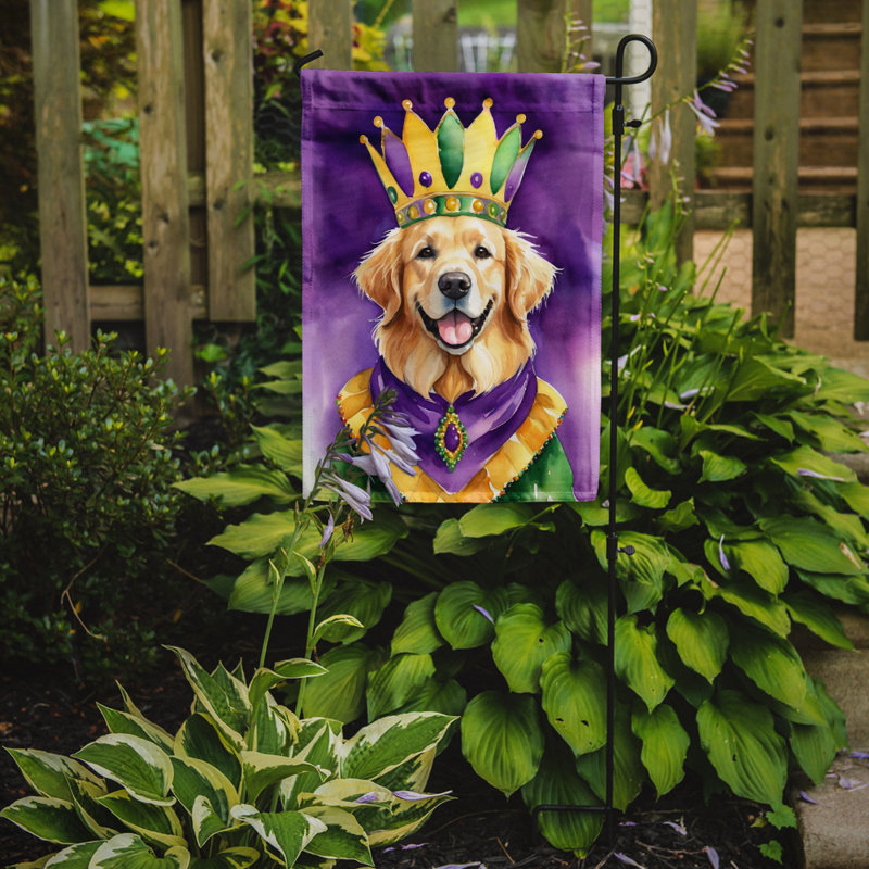 Drapeau de la maison du roi Mardi gras Gordon Setter