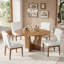 Ensemble de table de salle à manger extensible moderne 5 pièces avec rallonge amovible de 16,2 pouces pour petits espaces Topmax-133403640-133403641-133403642-133403645
