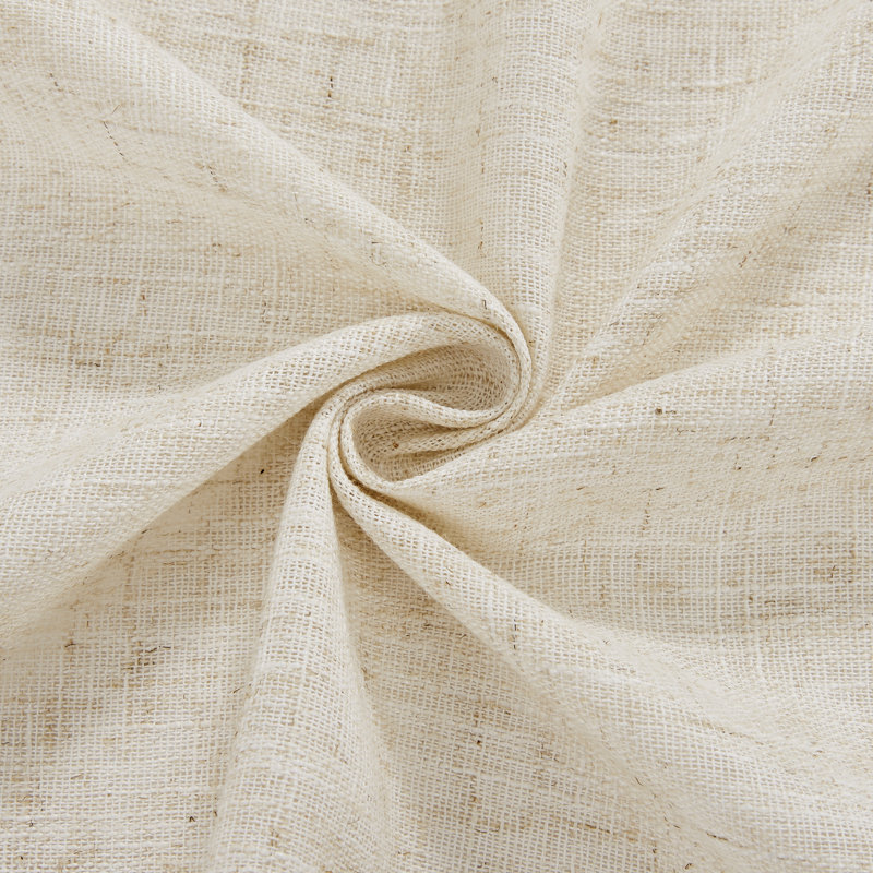 Paire de rideaux Draycott, L 52 po x L 72 po, Lin naturel