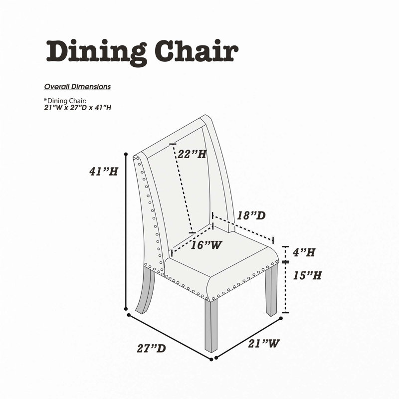 Chaise d'appoint 2 pièces Traditional
