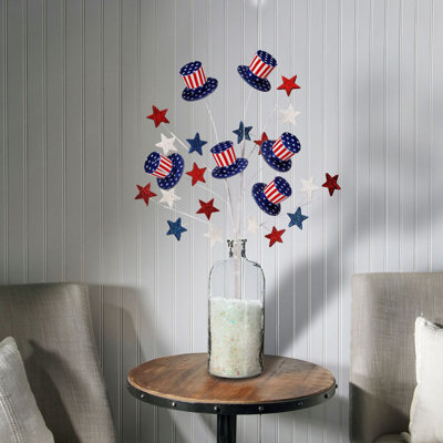 Chapeau 28 po Americana avec étoiles