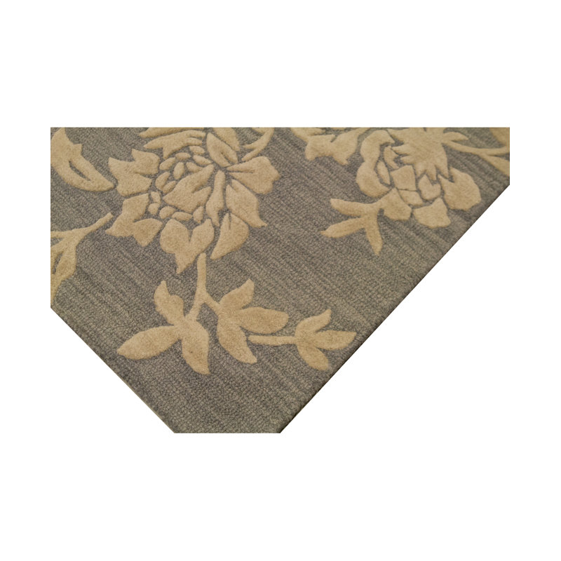 Wool Floral Area Rug