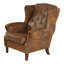 Oakside Faux Leather Wingback Chair