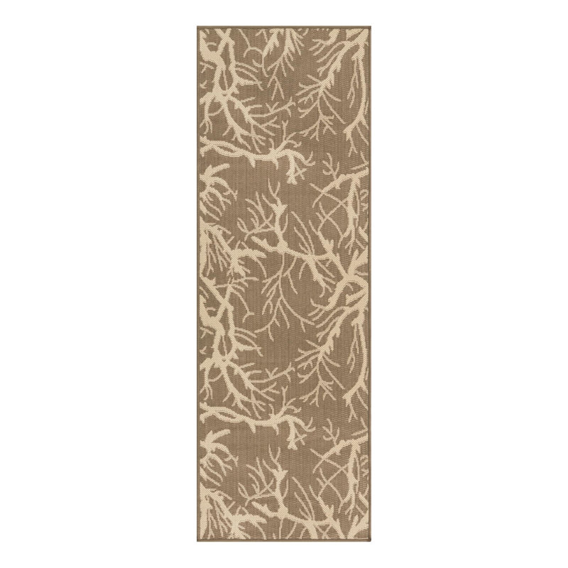 Healdton Abstract Indoor / Outdoor Rug, Runner 2' x 6'1"
