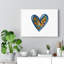 Sunflower Heart - Wrapped Canvas Print-1287034629