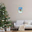 «Snowman on Ski Lift», estampe numérique, design par Diane Kater-1484068709-1484068711