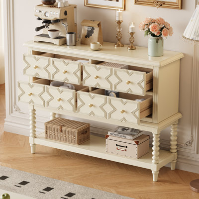 French-style modern light luxury sideboard