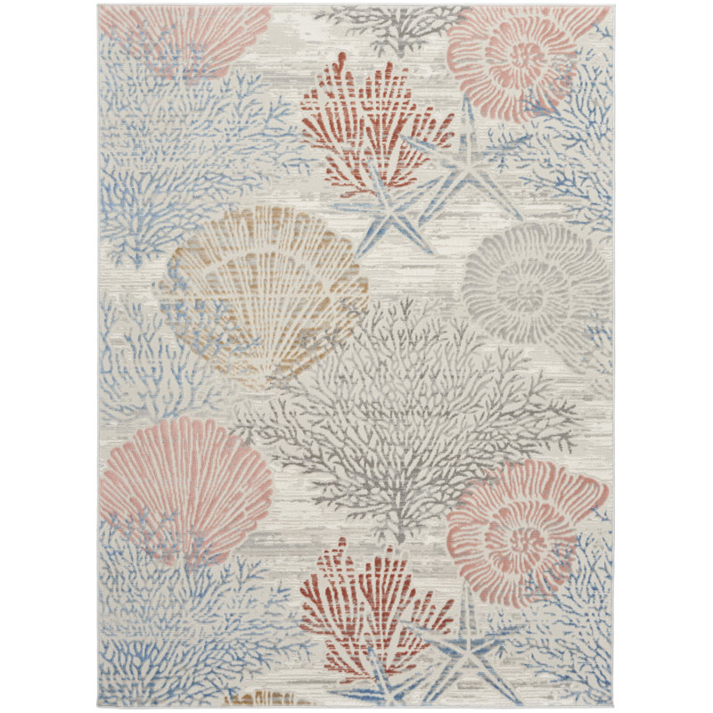 Tapis d'intérieur multicolore Bradbury, Rectangle 6 pi x 9 pi