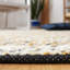 Tapis en laine / coton tissé à la main Natura en noir / jaune / ivoire-1650164638
