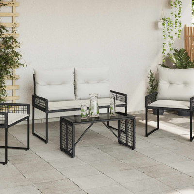 Charessa Rectangular Metal Outdoor Coffee Table , 80cm cm W 40cm cm D