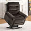 Fauteuil relevable de 38 po de largeur, gris foncé