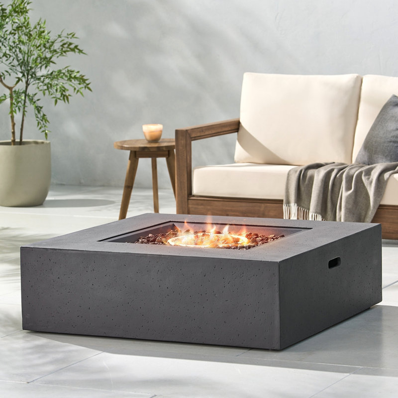 RÉSERVOIR DE TABLE À INCENDIE 50 000 BTU, Gris