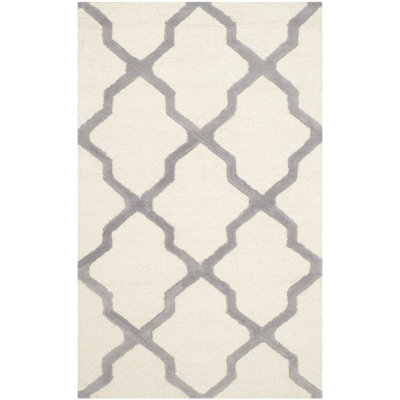 Darbonne Geometric Wool Hand Woven Area Rug