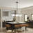 Ackley 3 Light Black Extra Large Linear Chandelier-1167403717