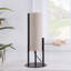 Lampe de table verticale en métal 22 po H 22 po pour salon, lampe de chevet pour chambre à coucher, lampe DEL