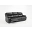  Ensemble de salon en cuir PU 2 pièces avec porte-gobelet et haut-parleur Bluetooth Adwin-240546044